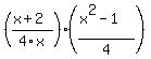 %28%28x%2B2%29%2F4x%29%28%28x%5E2-1%29%2F4%29