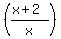 %28%28x%2B2%29%2Fx%29