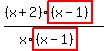 %28%28x%2B2%29highlight%28%28x-1%29%29%29%2F%28x%2Ahighlight%28%28x-1%29%29%29