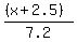 %28%28x%2B2.5%29%29%2F7.2