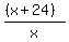 %28%28x%2B24%29%29%2Fx