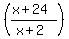 %28%28x%2B24%29%2F%28x%2B2%29%29