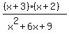 %28%28x%2B3%29%2A%28x%2B2%29%29%2F%28x%5E2%2B6x%2B9%29