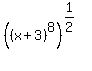 %28%28x%2B3%29%5E8%29%5E%281%2F2%29