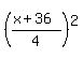 %28%28x%2B36%29%2F4%29%5E2