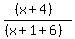 %28%28x%2B4%29%29%2F%28%28x%2B1%2B6%29%29