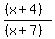 %28%28x%2B4%29%29%2F%28%28x%2B7%29%29