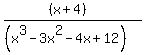 %28%28x%2B4%29%29%2F%28%28x%5E3-3x%5E2-4x%2B12%29%29