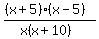 %28%28x%2B5%29%28x-5%29%29%2F%28x%28x%2B10%29%29