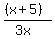 %28%28x%2B5%29%29%2F%283x%29