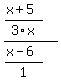 %28%28x%2B5%29%2F3x%29%2F%28%28x-6%29%2F1%29