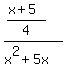 %28%28x%2B5%29%2F4%29%2F%28x%5E2%2B5x%29