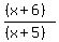 %28%28x%2B6%29%29%2F%28%28x%2B5%29%29