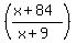 %28%28x%2B84%29%2F%28x%2B9%29%29