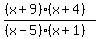 %28%28x%2B9%29%28x%2B4%29%29%2F%28%28x-5%29%28x%2B1%29%29