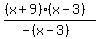 %28%28x%2B9%29%28x-3%29%29%2F%28-%28x-3%29%29