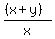 %28%28x%2By%29%29%2Fx
