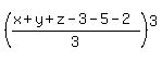 %28%28x%2By%2Bz+-+3-5-2%29%2F3%29%5E3