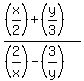 %28%28x%2F2%29%2B%28y%2F3%29%29%2F%28%282%2Fx%29-%283%2Fy%29%29