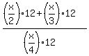 %28%28x%2F2%2912+%2B+%28x%2F3%2912%29%2F%28%28x%2F4%2912%29