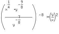 %28%28x%5E%281%2F4%29y%5E%28-9%2F8%29%29%2Fy%5E%28-7%2F8%29%29%5E%28-8%29=%28y%2Fx%29%5E2