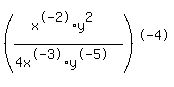 %28%28x%5E-2%2Ay%5E2%29%2F%284x%5E-3%2Ay%5E-5%29%29%5E-4