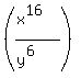 %28%28x%5E16%29%2F%28y%5E%286%29%29%29