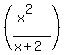 %28%28x%5E2%29%2F%28x%2B2%29%29