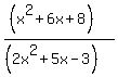 %28%28x%5E2%2B6x%2B8%29%29%2F%28%282x%5E2%2B5x-3%29%29