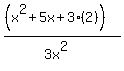 %28%28x%5E2+%2B+5x+%2B+3%282%29%29%29%2F%283x%5E2%29