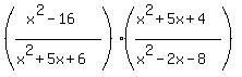 %28%28x%5E2-16%29%2F%28x%5E2%2B5x%2B6%29%29%28%28x%5E2%2B5x%2B4%29%2F%28x%5E2-2x-8%29%29