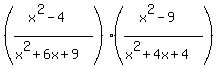 %28%28x%5E2-4%29%2F%28x%5E2%2B6x%2B9%29%29%28%28x%5E2-9%29%2F%28x%5E2%2B4x%2B4%29%29