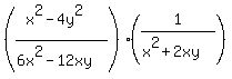 %28%28x%5E2-4y%5E2%29%2F%286x%5E2-12xy%29%29%281%2F%28x%5E2%2B2xy%29%29
