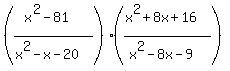 %28%28x%5E2-81%29%2F%28x%5E2-x-20%29%29%28%28x%5E2%2B8x%2B16%29%2F%28x%5E2-8x-9%29%29