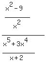 %28%28x%5E2-9%29%2Fx%5E2%29%2F%28%28x%5E5%2B3x%5E4%29%2F%28x%2B2%29%29