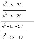 %28%28x%5E2-x-72%29%2F%28x%5E2-x-30%29%29%2F%28%28x%5E2%2B6x-27%29%2F%28x%5E2-9x%2B18%29%29