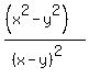 %28%28x%5E2-y%5E2%29%29%2F%28%28x-y%29%5E2%29