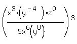 %28%28x%5E3%28y%5E%28-4%29%29z%5E0%29%2F%285x%5E6%28y%5E8%29%29%29%5E3