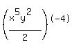 %28%28x%5E5y%5E2%29%2F2%29%5E-4