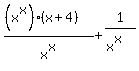 %28%28x%5Ex%29%28x%2B4%29%29%2Fx%5Ex%2B1%2F%28x%5Ex%29