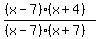 %28%28x+-+7%29%28x+%2B+4%29%29%2F%28%28x+-+7%29%28x+%2B+7%29%29