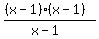 %28%28x-1%29%28x-1%29%29%2F%28x-1%29