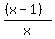 %28%28x-1%29%29%2Fx