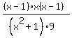 %28%28x-1%29%2Ax%28x-1%29%29%2F%28%28x%5E2%2B1%29%2A9%29