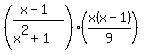 %28%28x-1%29%2F%28x%5E2%2B1%29%29%2A%28x%28x-1%29%2F9%29
