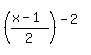 %28%28x-1%29%2F2%29%5E%28-2%29