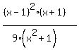 %28%28x-1%29%5E2%28x%2B1%29%29%2F%289%28x%5E2%2B1%29%29