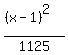 %28%28x-1%29%5E2%29%2F1125