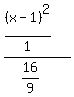 %28%28x-1%29%5E2%2F1%29%2F%2816%2F9%29