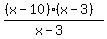 %28%28x-10%29%28x-3%29%29%2F%28x-3%29